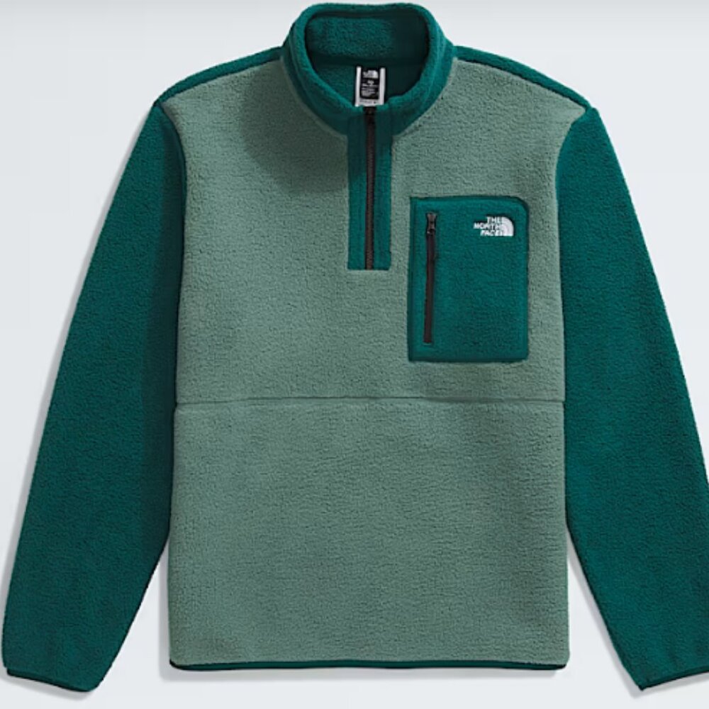 THE NORTH FACE MEN'S YUMIORI 1/4 ZIP SIZE XL